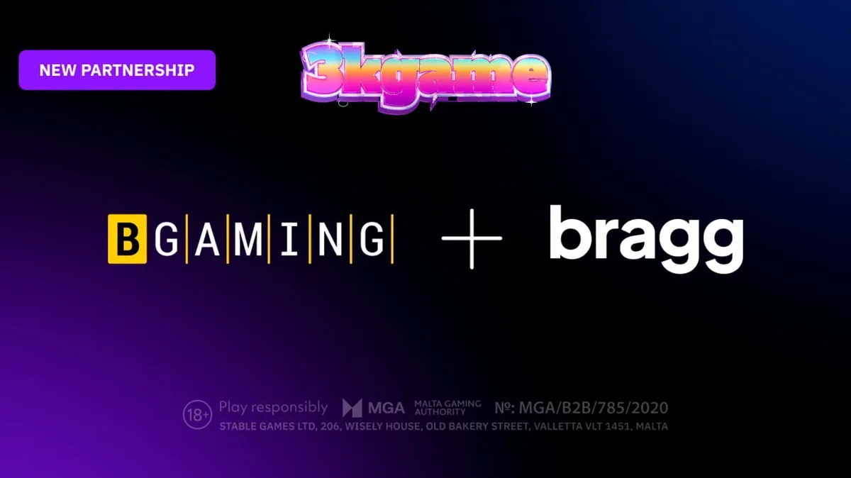 BGaming और Bragg Gaming Group की साझेदारी का प्रतीक